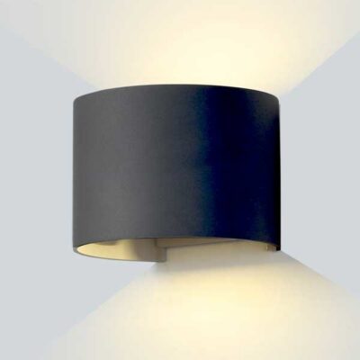 Fassaadivalgusti Tina must 3000K 6W – LW7464