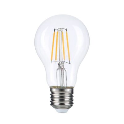LED pirn A60 8W filament selge klaas dimmerdatav