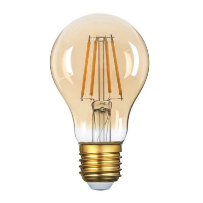 LED pirn E27 A60 kuldne klaas