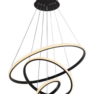 LED rippuv laevalgusti CCT 78W must dimmer + kaugjuhtimispult