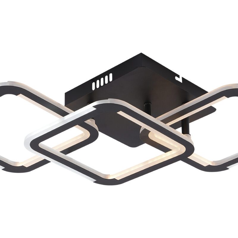 LED laevalgusti CCT 45W must dimmer + kaugjuhtimispult