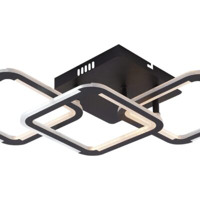 LED laevalgusti CCT 45W must dimmer + kaugjuhtimispult