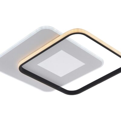 LED laevalgusti CCT 60W Valge+Must Dimmable + Kaugjuhtimispult