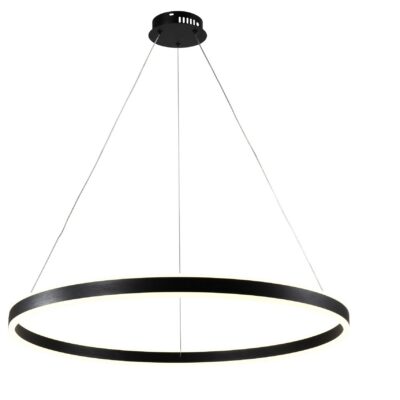 LED rippuv laevalgusti 36W liiv must