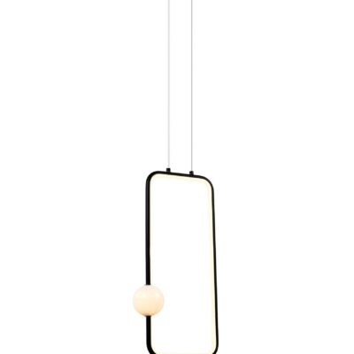LED rippvalgusti 15W liivane must