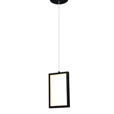 LED rippvalgusti 4W liivane must