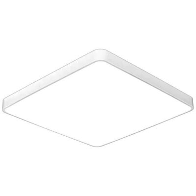 LED laevalgusti valge korpus - ruudukujuline