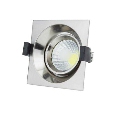 Süvistatav LED valgusti COB ruudukujuline Inox