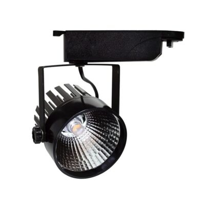 LED sisetööde kohtvalgusti COB must korpus