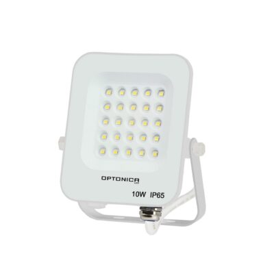 LED SMD prožektor valge korpus IP65