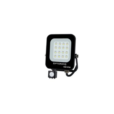 LED SMD prožektor must korpus IP65 liikumisanduriga