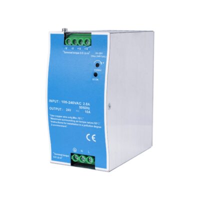 DIN RAIL toiteplokk 240W 24V/20A