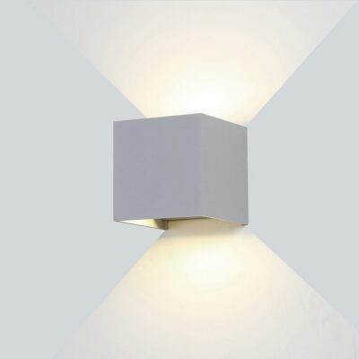 LED seinalamp hall korpus ruudukujuline