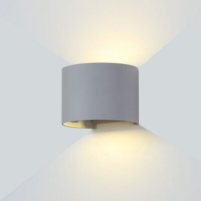LED seinalamp hall korpus ümmargune