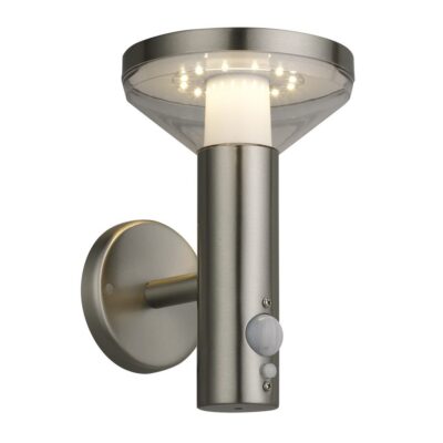 LED päikespaneeliga seinavalgusti + valgusandur