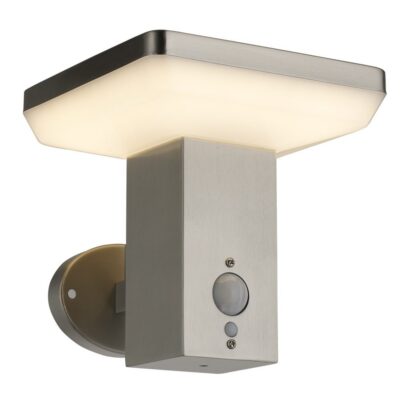 LED seinavalgusti päikesepaneeliga UP SS-hõbedane alumiinium 4.4W andur