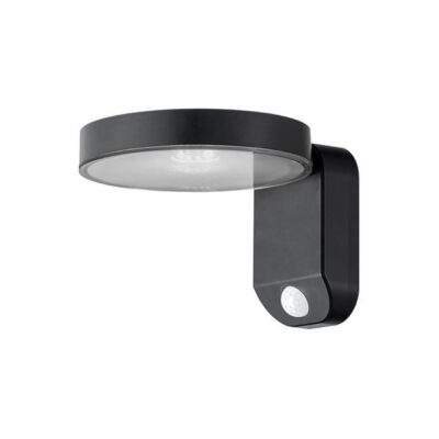 Päikesepaneeliga LED fassaadivalgusti 9W - Ümmargune