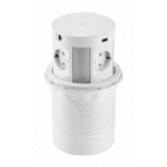 Süvistatav laua pikenduskaabel COMFORT 100mm, 4x schuko pesa, alumiinium, kaabel 1,5m - <span class="woocommerce-Price-amount amount"><bdi>39.44 <span class="woocommerce-Price-currencySymbol">€</span></bdi></span> - LED mööblivalgustid ja -tarvikud