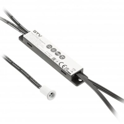 Ilma kontaktita lüliti MIKRO IR 12V/36W, 1 andur, kaablid 2m ja 1.2m, valge