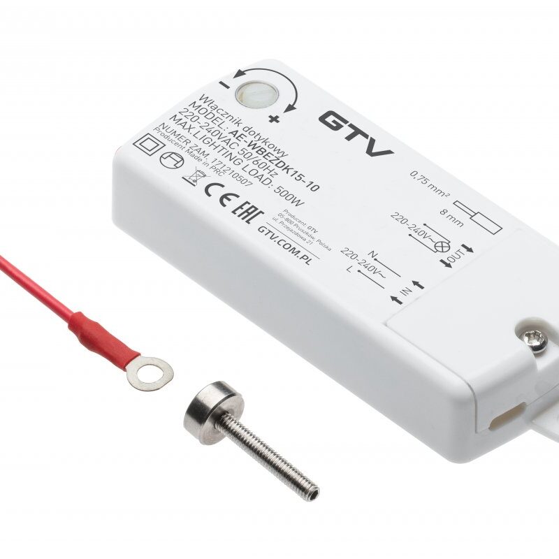 Puutevälk kruvi jaoks 230V max. 500W (kruviga), kaabel 2m