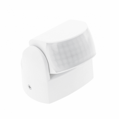 Liikumisandur CR-9 mini, max. 1200W, AC220-240V, 50/60Hz, 180°/360°, max. 12m, IP65, LED, valge