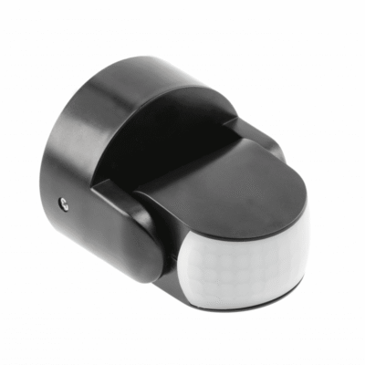 Liikumisandur CR-9 mini, max. 1200W, AC220-240V, 50/60Hz, 180°/360°, max. 12m, IP65, LED, must