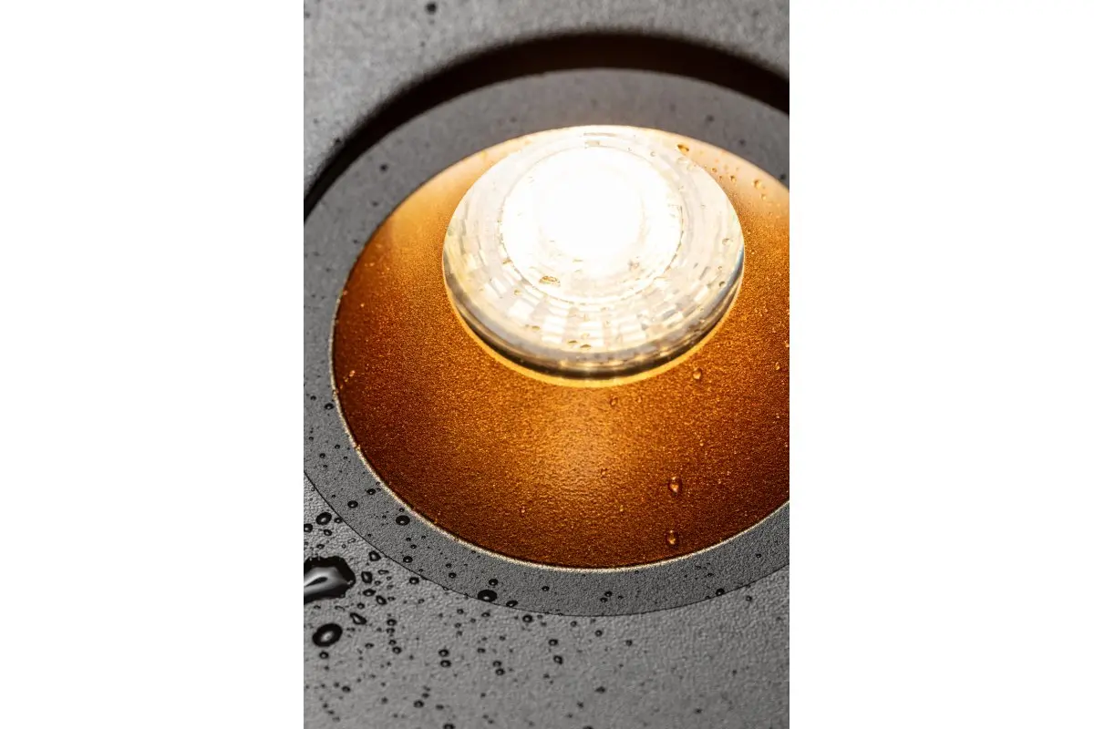 Lae kohtvalgusti ELVA, IP54, ümmargune, Ø85x45mm, must / vask - Image 3