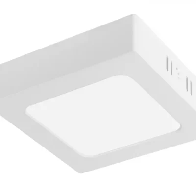 G-TECH FABRO laevalgusti, LED, 6W, 540lm, 4000K, AC220-240V, IP40, pinnapealne, ruudukujuline, valge