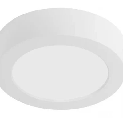 G-TECH FABRO laevalgusti, LED, 6W, 540lm, 4000K, AC220-240V, IP40, pinnapealne, ümmargune, valge