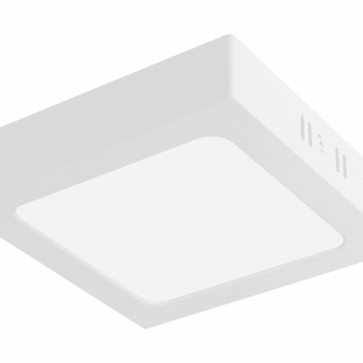 G-TECH FABRO laevalgusti, LED, 12W, 1200lm, 4000K, AC220-240V, IP40, pinnapealne, ruudukujuline, valge