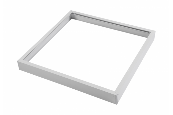 G-TECH Pinnapealne raam LED paneelide jaoks 60x60x6,5cm (TAGAPLAADI Tüüp), ilma kruvideta, valge