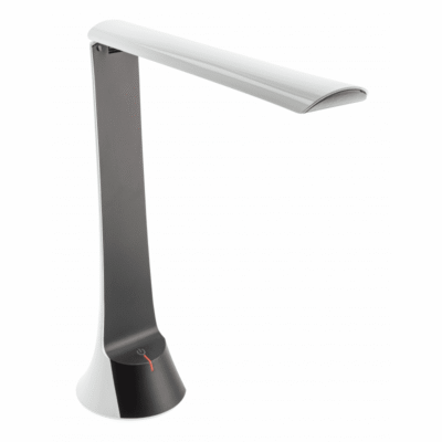 Töölaualamp FLOWER, 4W, 240lm, AC220-240V, 4000K, aku 1800mAh, Ra>80, must/valge