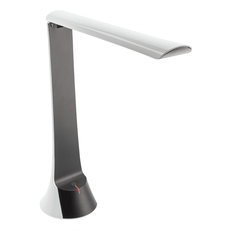 Töölaualamp FLOWER, 4W, 240lm, AC220-240V, 4000K, aku 1800mAh, Ra>80, must/valge