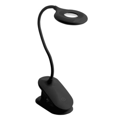 Lauavalgusti RINGO, 4W, 200lm, DC5V, 1A, 3000K-6000K, 3-CCT, aku 1200 mAh, Ra>80, dimmerdatav, must