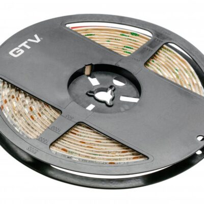 LED riba 5050, 300 LED sooja valge, 72W, ilma geelita 10mm, Rull 5m, 12V