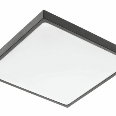 ALTAR LED laevalgusti, 295x295mm, 4000K, 24W, 1680lm, AC180-250V, 50/60 Hz, PF>0.5, IP54, must
