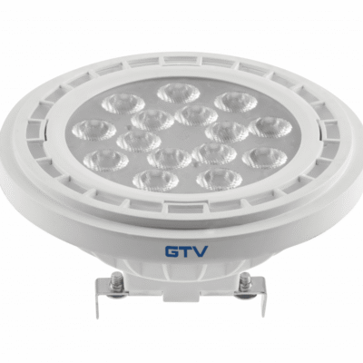 LED valgusallikas, A-G, AR111, 3000K, G53, 12,5W, DC12V, 40°, 1100lm, valge