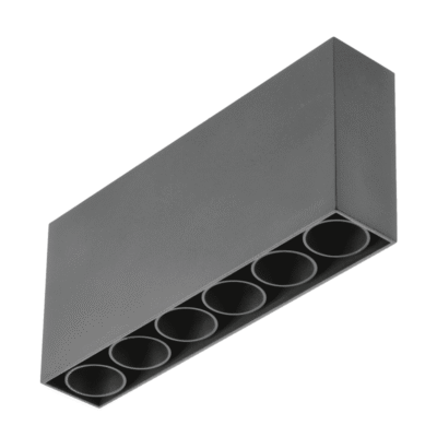 LED valgusti ARTEMIDA, 15W, 1420lm, AC220-240V, 50/60 Hz, PF>0,9, Ra≥80, IP20, IK08, 4000K, 38°, ristkülikuline, must