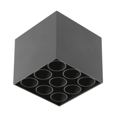LED valgusti ARTEMIDA, 20W, 1920lm, AC220-240V, 50/60 Hz, PF>0,9, Ra≥80, IP20, IK08, 4000K, 38°, ruudukujuline, must