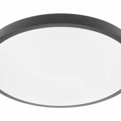 Laevalgusti ATOL LED, Ø400mm, 3000K, 32W, 2560lm, AC220-240V, 50/60 Hz, PF>0,9, IP54, must