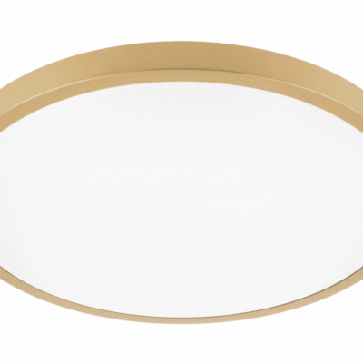 Laevalgusti ATOL LED, Ø400mm, 3000K, 32W, 2560lm, AC220-240V, 50/60 Hz, PF>0,9, IP54, kuldne