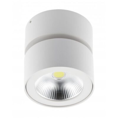 LED valgusti BIANCO, 15W, 1500lm, AC220-240V, 50/60 Hz, PF> 0.5, Ra≥80, IP20, IK06.36 °, 4000K, ümmargune, valge