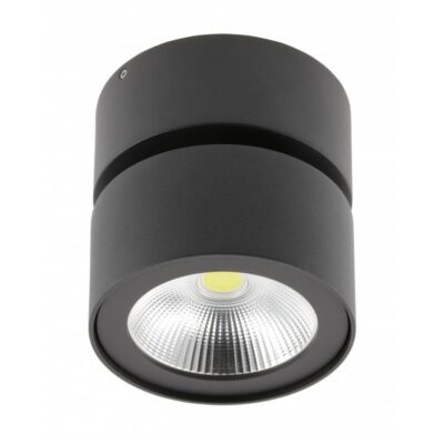 LED valgusti BIANCO, 15W, 1500lm, AC220-240V, 50/60 Hz, PF> 0.5, Ra≥80, IP20, IK06, 36°, 4000K, ümmargune, must