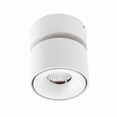 LED valgusti BIANCO, 8W, 680lm, AC220-240V, 50/60 Hz, PF>0,9, Ra≥80, IP20, IK06, 36°, 4000K, ümmargune, valge