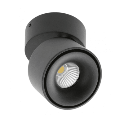 LED valgusti BIANCO, 8W, 680lm, AC220-240V, 50/60 Hz, PF>0,9, Ra≥80, IP20, IK06, 36°, 4000K, ümmargune, must