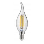 LED VALGUSTI, PIIMA FILAMENT, A-G, C35, 3000K, E14, 4,0W, AC220-240V, 360°, 420lm, 44mA - <span class="woocommerce-Price-amount amount"><bdi>1.89&nbsp;<span class="woocommerce-Price-currencySymbol">&euro;</span></bdi></span> - LED pirnid
