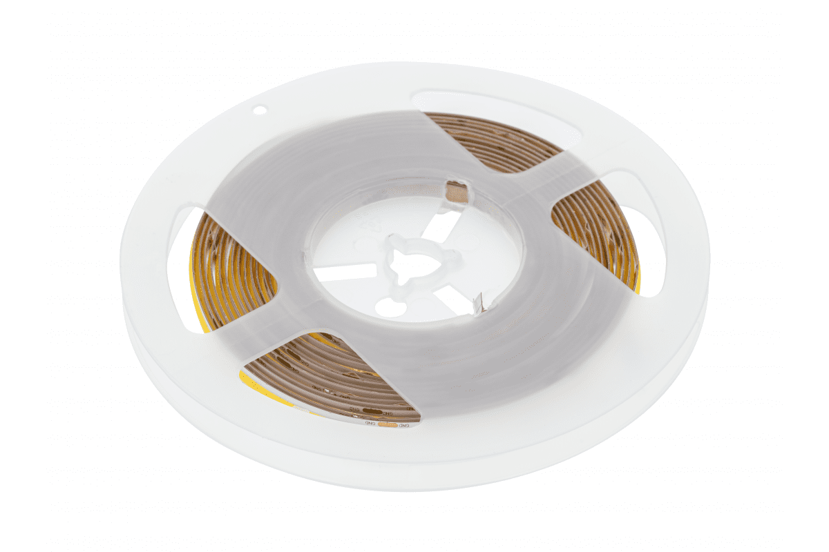 LED riba COB 12V, 480LED/m, 8mm, 10W/m, geelivaba, külm valge