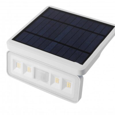 Päikesevalgusti liikumis- ja hämarusanduriga DAVOS, LED, 1000lm, 4000K, 2000mAh, IP54, valge