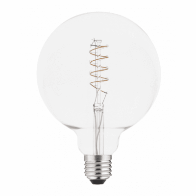 LED VALGUSTI, FILAMENT, SPIN, G125, E27, 4.0W, 265lm, 2200K, AC220-240V, 360°