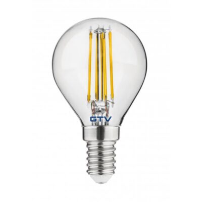 LED pirn, FILAMENT, G45, 4000K, E14, 4W, 4401m, AC220-240V/50-60Hz, RA>80, 360°